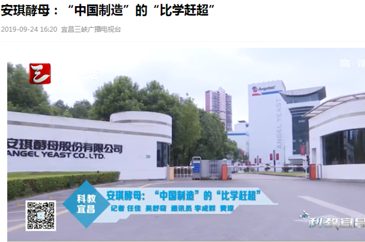 三峡电视台 | 安琪酵母：“中国制造”的“比学赶超”